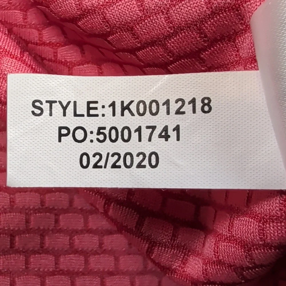 Vineyard Vines Performance Mens XL Red Striped Quarter Zip Pullover 1K001218